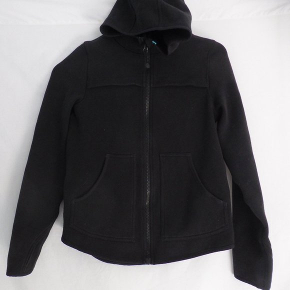 ivivva, 12, black zip up sweatshirt hoodie BNWOT